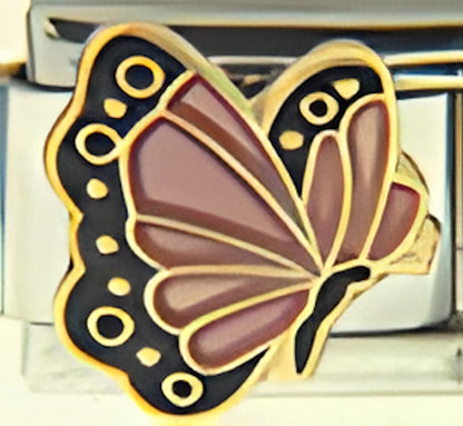 Bronze With Hint of pink Butterfly