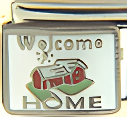 Welcome Home Text with House