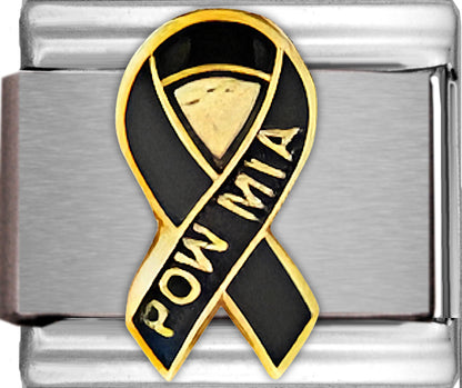 POW MIA Black Ribbon