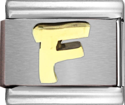 Disney Gold Letter F