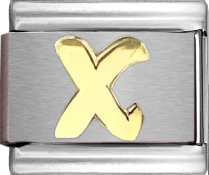 Disney Gold Letter X