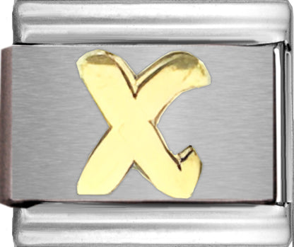 Disney Gold Letter X
