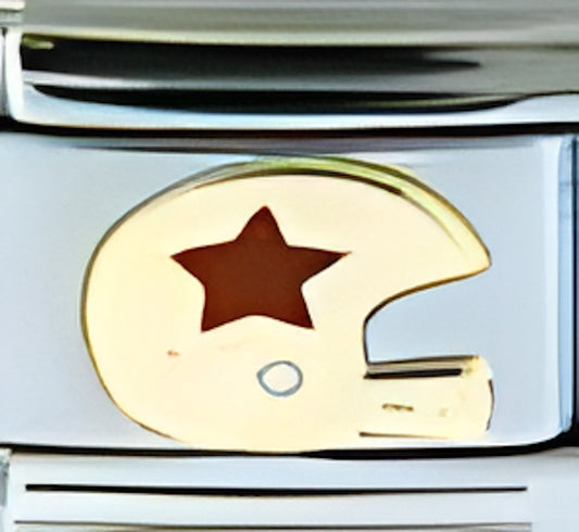Football Helmet - Red Star