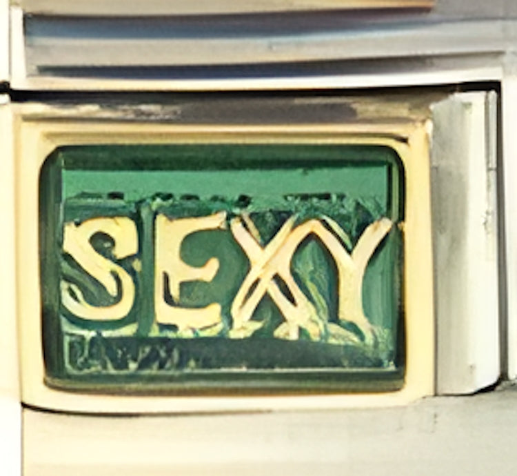 SEXY Sparkle Green Background