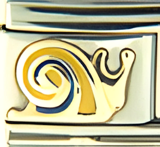 Yellow and Blue Snail