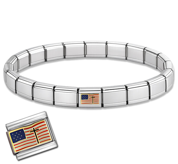 Faith and Patriotism Starter Set - Includes 17 Base Links and 1 Charm