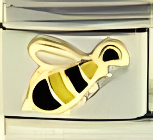 Bee with White Wings