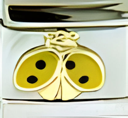 Open Wing Yellow Ladybug