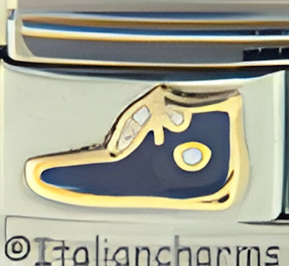 Blue High Top Sports Shoe