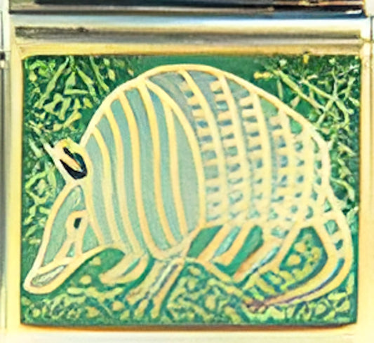 Armadillo on Green