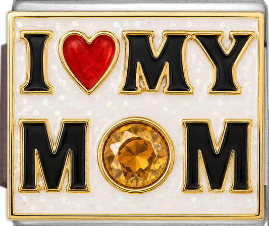 I Love My Mom with November Birthstone