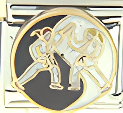 Karate on Yin Yang Symbol
