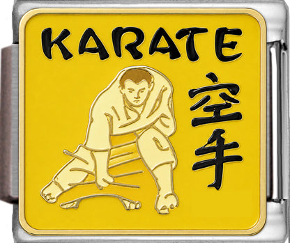 Karate on Yellow