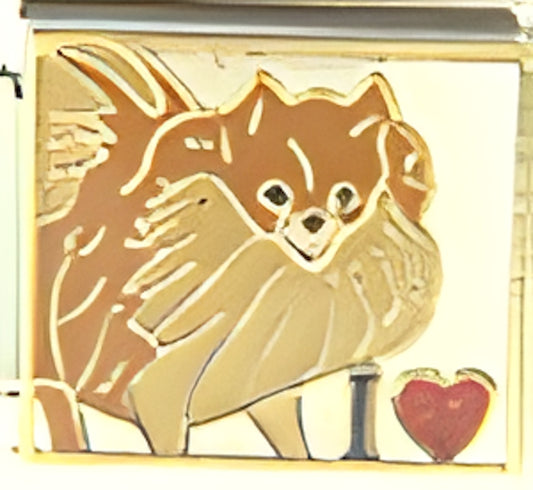 I Love Pomeranian on White