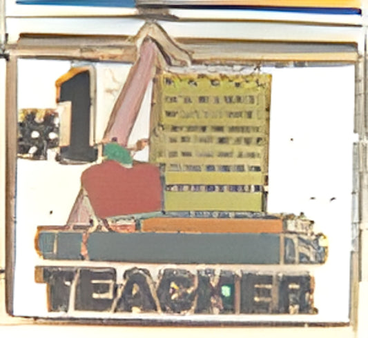 Number 1 Teacher on White