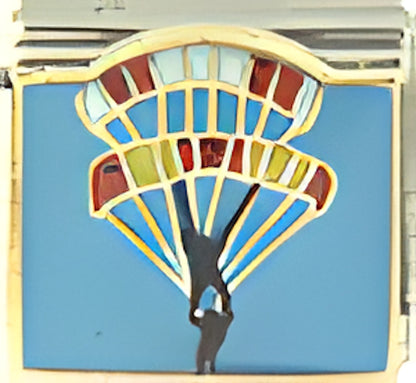 Parachute on Blue