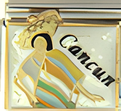 Cancun Text on Sparkle White