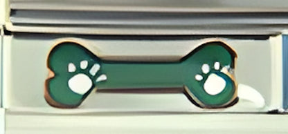 Superlink Color Changing Dog Bone with White Paw Prints