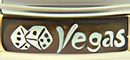 Glitter Superlink Color Changing Hand Painted Vegas with Dice