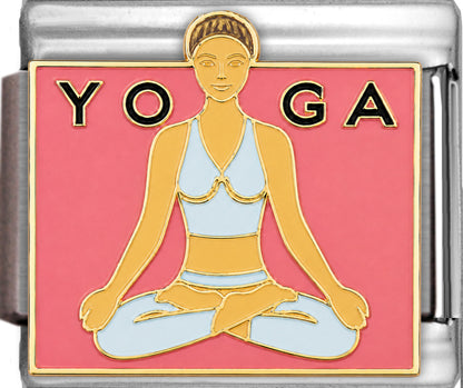Yoga on Pink