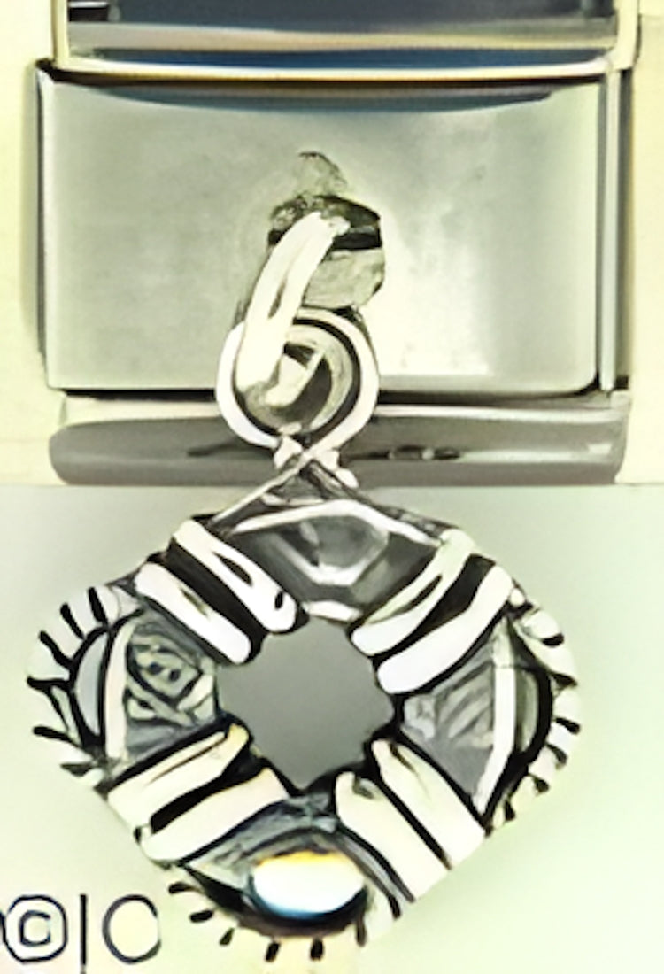 Dangle Sterling Silver Life Preserver