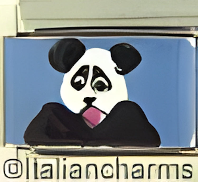 Handpainted Panda Bear