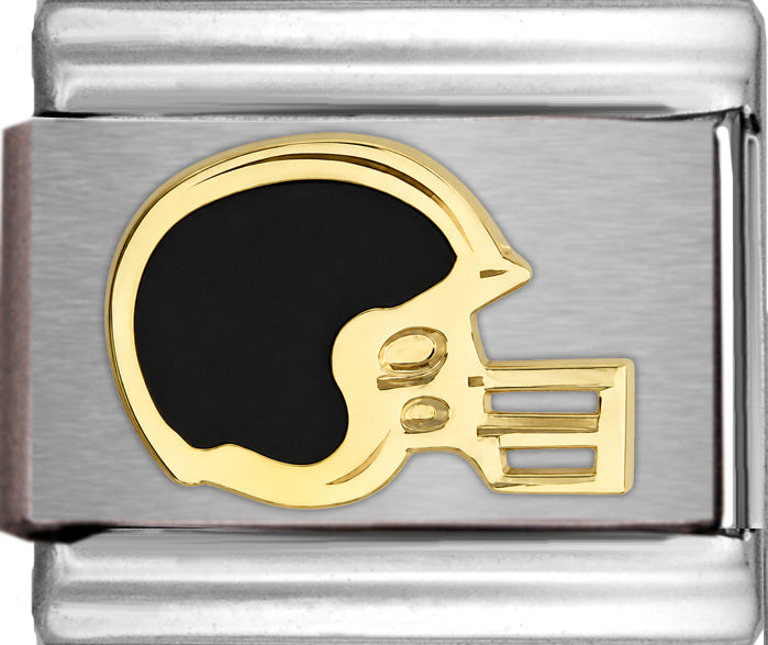 Black Football Helmet