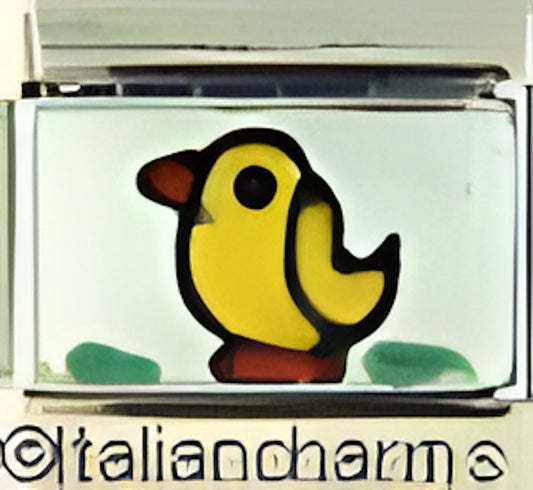Italian Hand Painted Yellow Chick