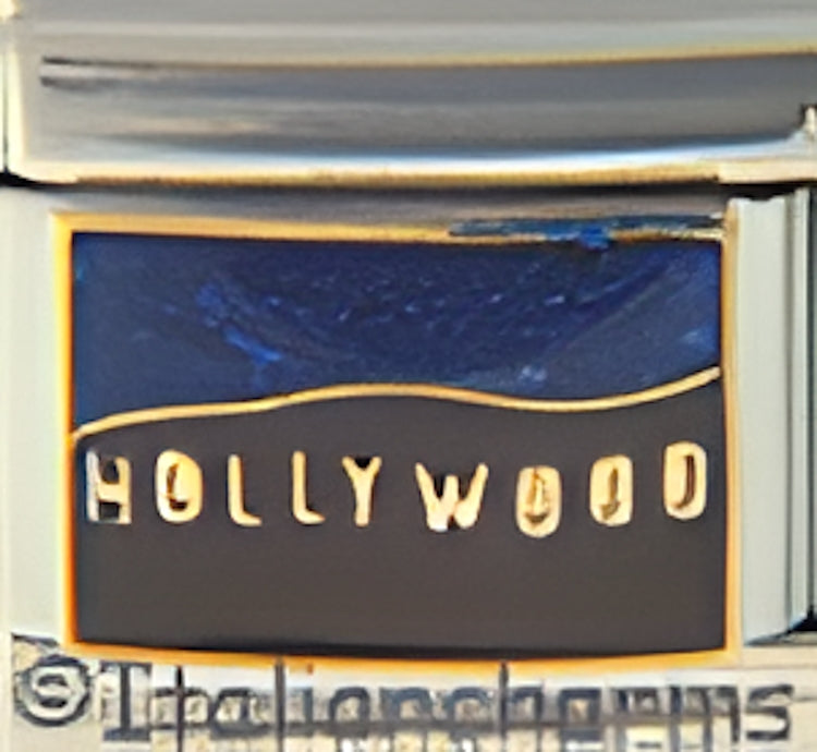 Hollywood with Sparkle Blue Sky