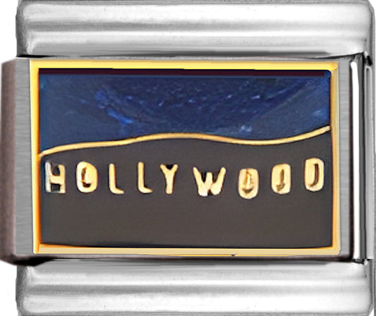 Hollywood with Sparkle Blue Sky
