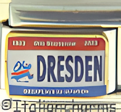 Dresden Ohio License Plate