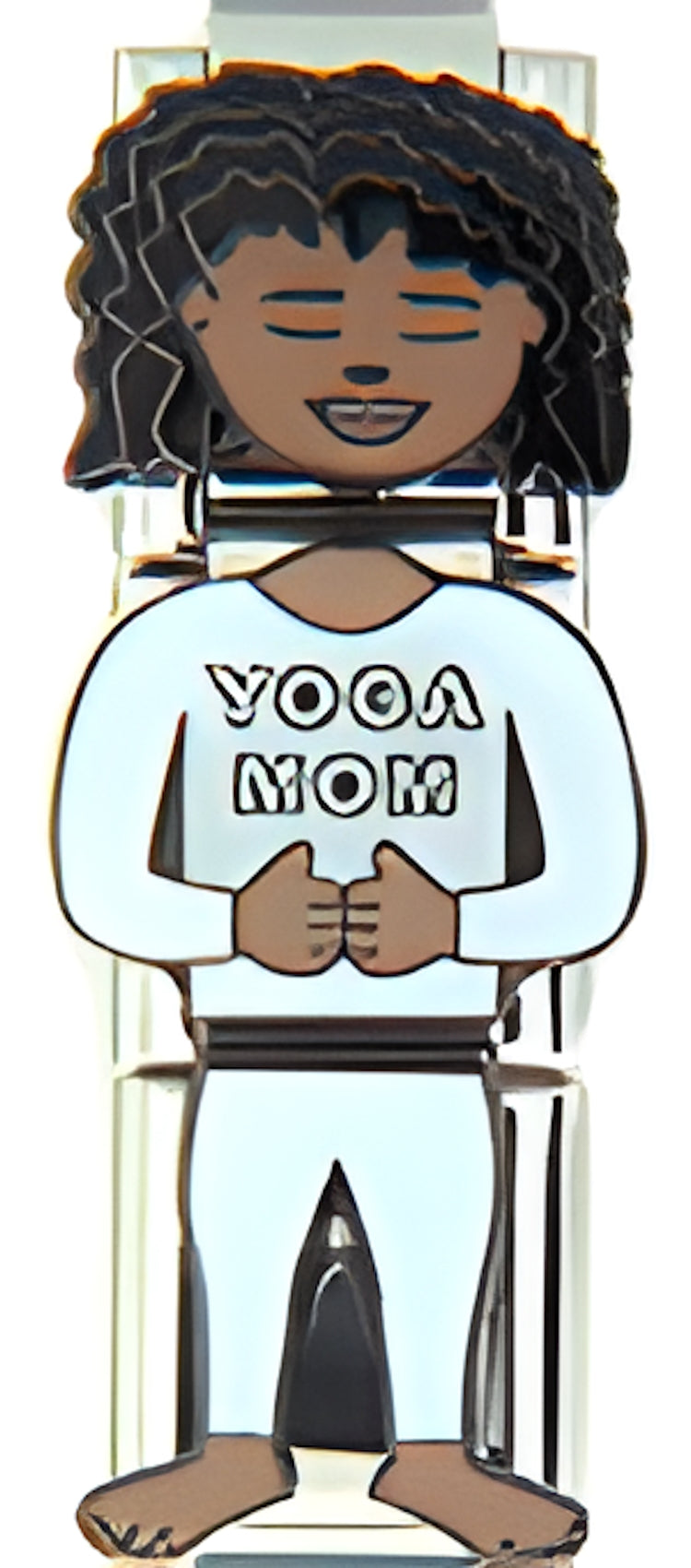 Yoga Mom Chick with Brown Skin