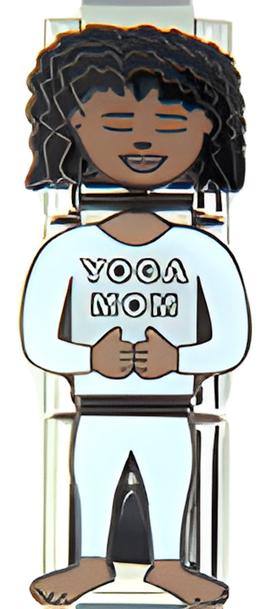 Yoga Mom Chick with Brown Skin