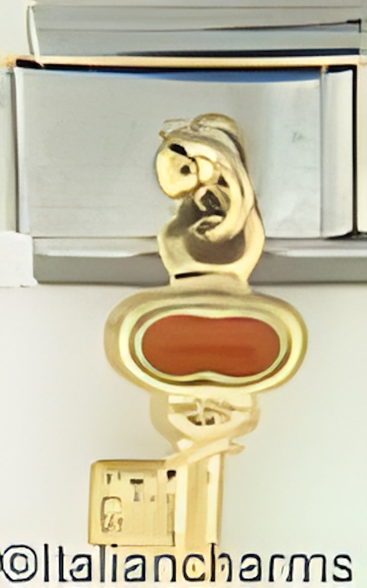 Dangle Orange Key to My Heart