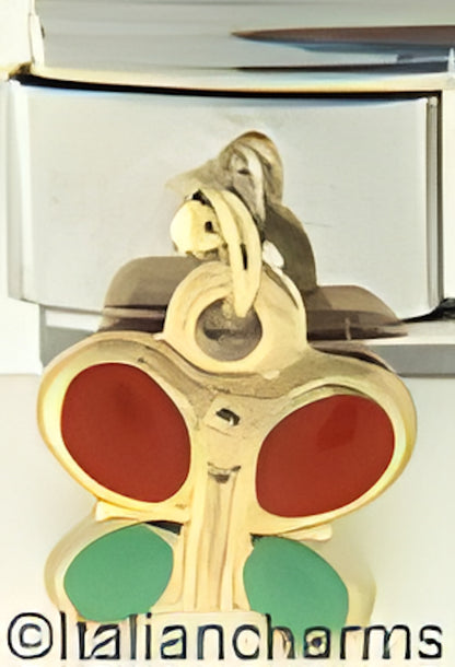 Dangle Butterfly with Red and Green Wings