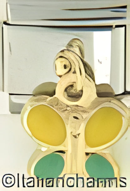 Dangle Butterfly with Yellow and Green Wings