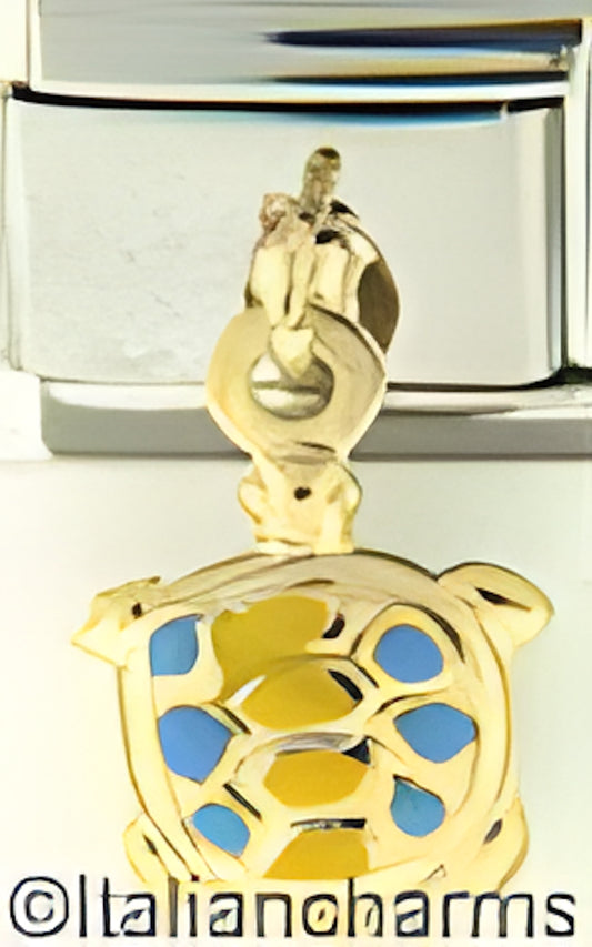 Dangle Blue and Yellow Turtle