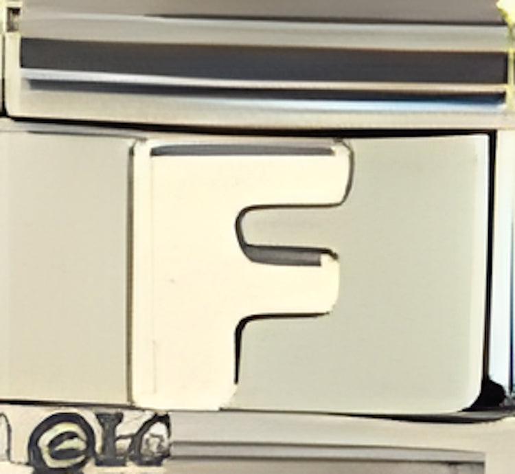 Sterling Letter F