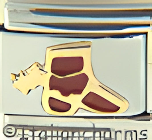 Red Boot with Spur