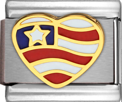 Heart Flag by Patty Ann