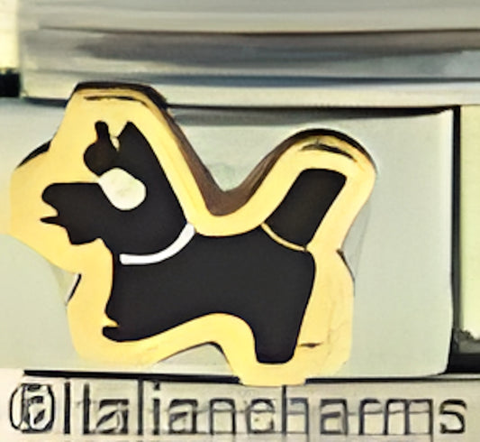 Black Scottie Dog by Patty Ann