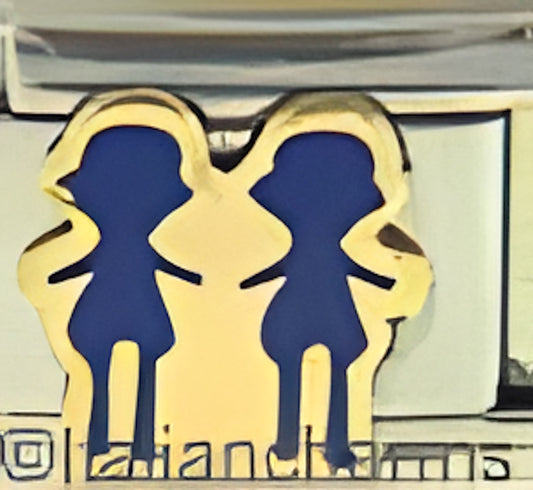 Blue Twin Boys by Patty Ann