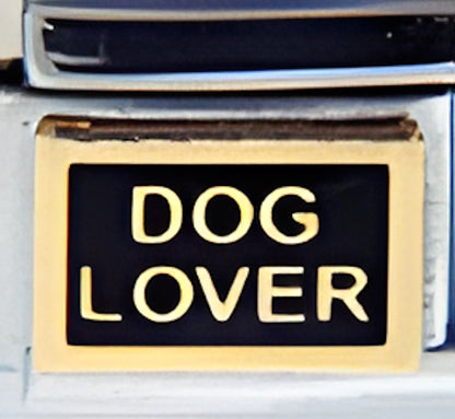 Dog Lover on Black by Patty Ann