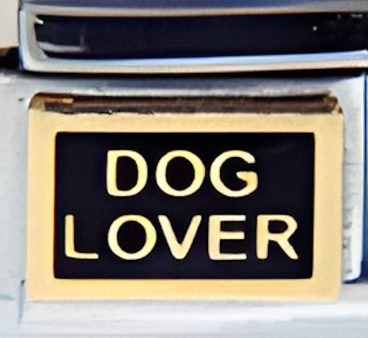 Dog Lover on Black by Patty Ann