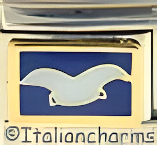 Dove on Dark Blue by Patty Ann