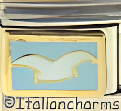 Dove on Light Blue by Patty Ann