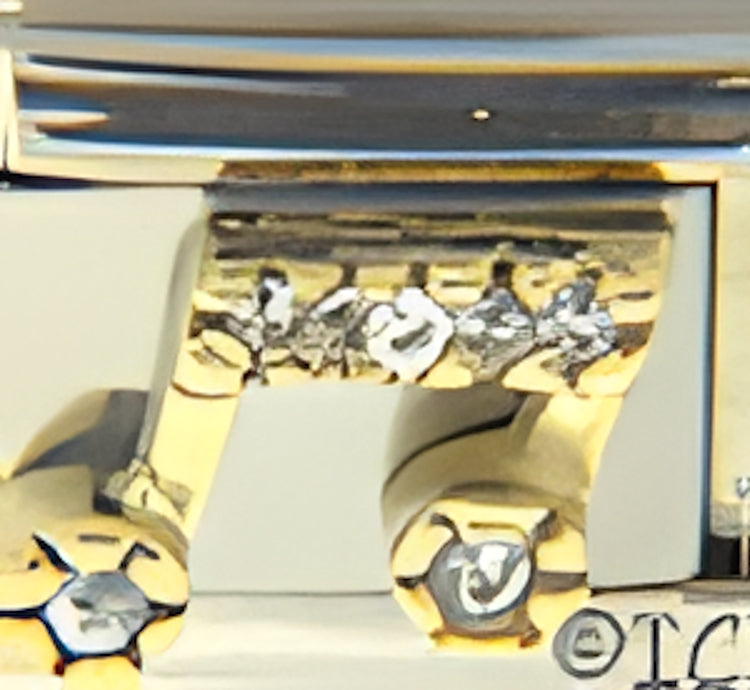 CZ Double Music Notes with 5 Stones