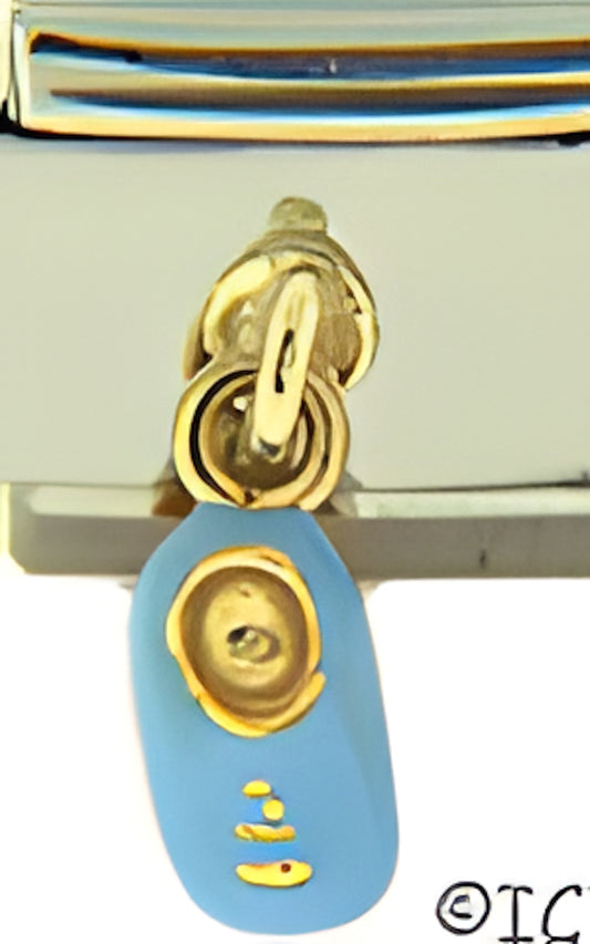 Dangle Blue Baby Shoe