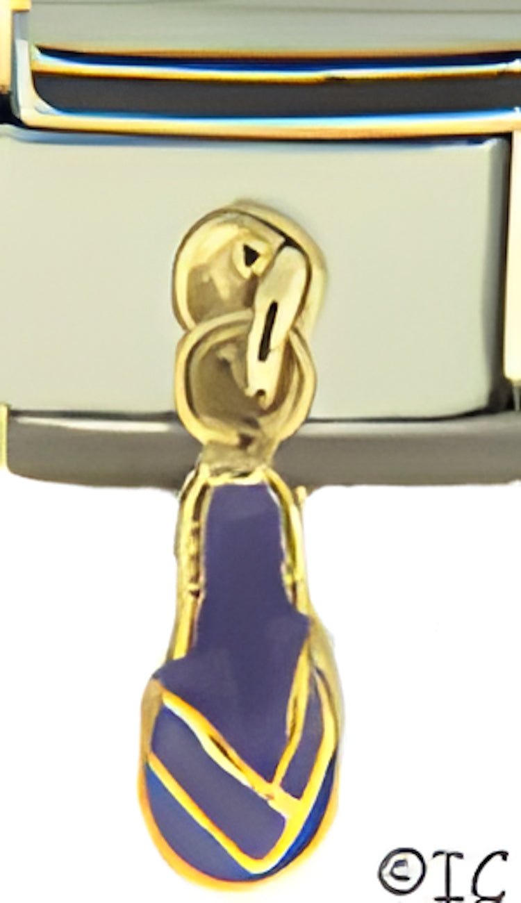 Dangle Purple Flip Flop