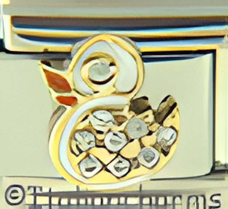 White Duck with CZ Wings